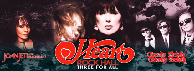 Arrancó el tour Rock Hall Three For All con Heart , Joan Jett & The Blackhearts y Cheap Trick