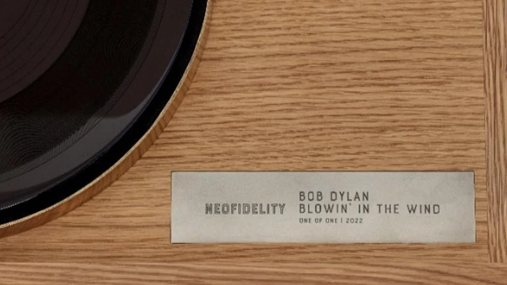 Subastarán la regrabación de “Blowin’ in the Wind” de Bob Dylan