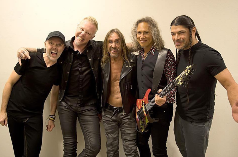 Metallica e Iggy Pop tocaron juntos T.V. Eye en México